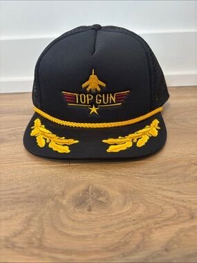 Vintage  1980s Top Gun promotional trucker cap